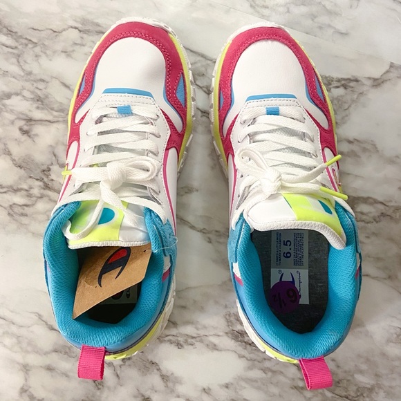 SOLD Champion Tank Track Neon Street Shoes - Picture 2 of 5